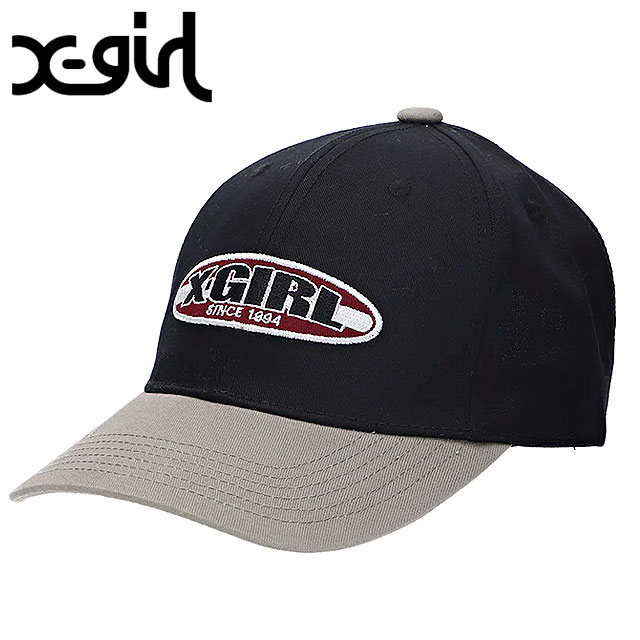 【SALE】エックスガール X-girl レディース ラインオーバルロゴ 6パネルキャップ [105233051003 FW23] LINE OVAL LOGO 6PANEL CAP XGIRL