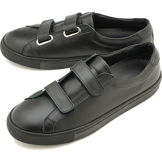 ヨーク YOAK 国産スニーカー ルーク LUKE [ SS20] メンズ 日本製 ベルクロ レザーシューズ 靴 BLACK ブラック系