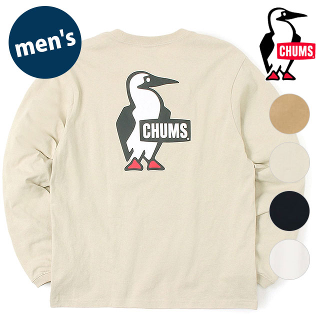 【クーポンあり】チャムス CHUMS メンズ ブービーロゴロングスリーブTシャツ [CH01-2275 SS23] M Booby Logo L/S T-Shirt トップス 長袖